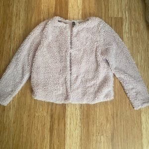 Pink Faux Fur Jacket